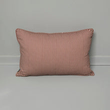 Load image into Gallery viewer, Burgundy Stipe Cushion