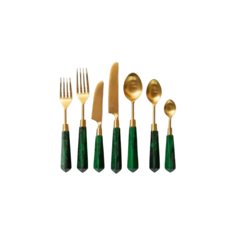 Morton Malachite Cutlery Set (18pcs)