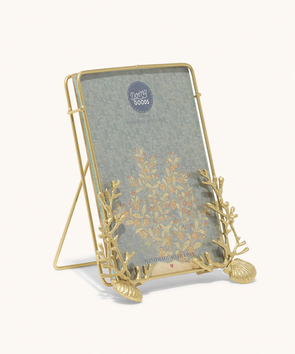 Coral Brass Frame