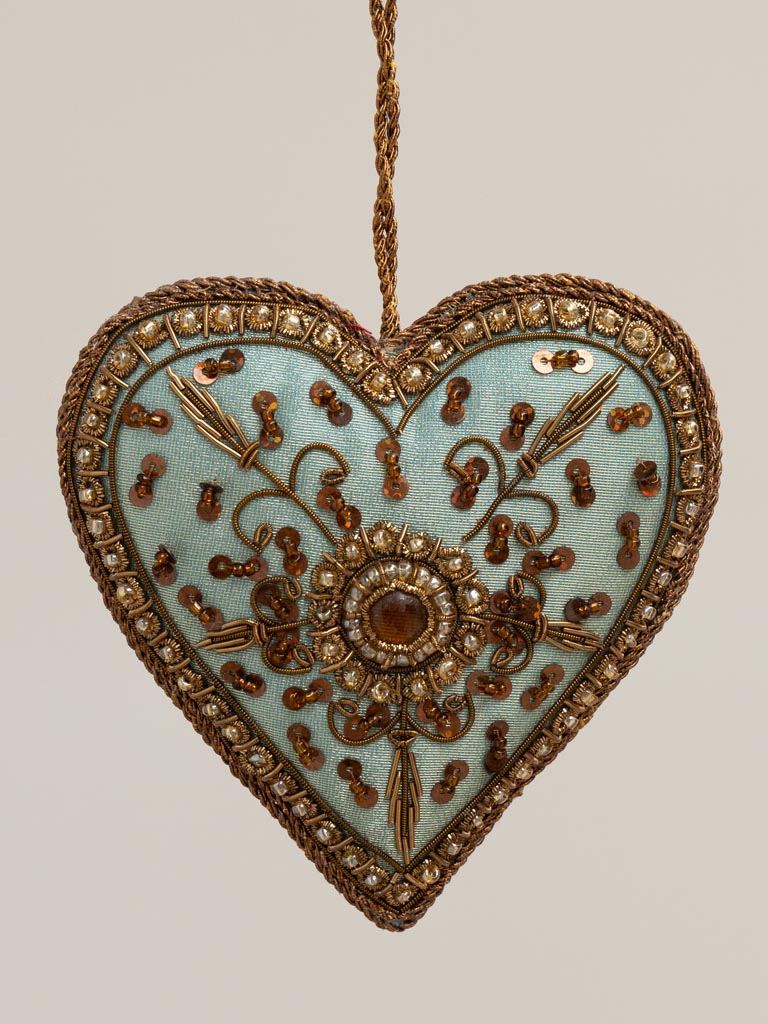 Corazon Hanging Ornament - Mint