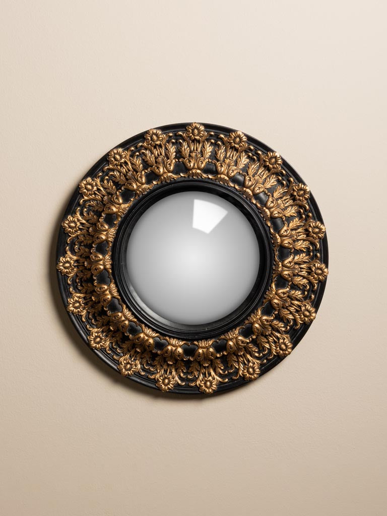 Fiorella Noir Convex Mirror