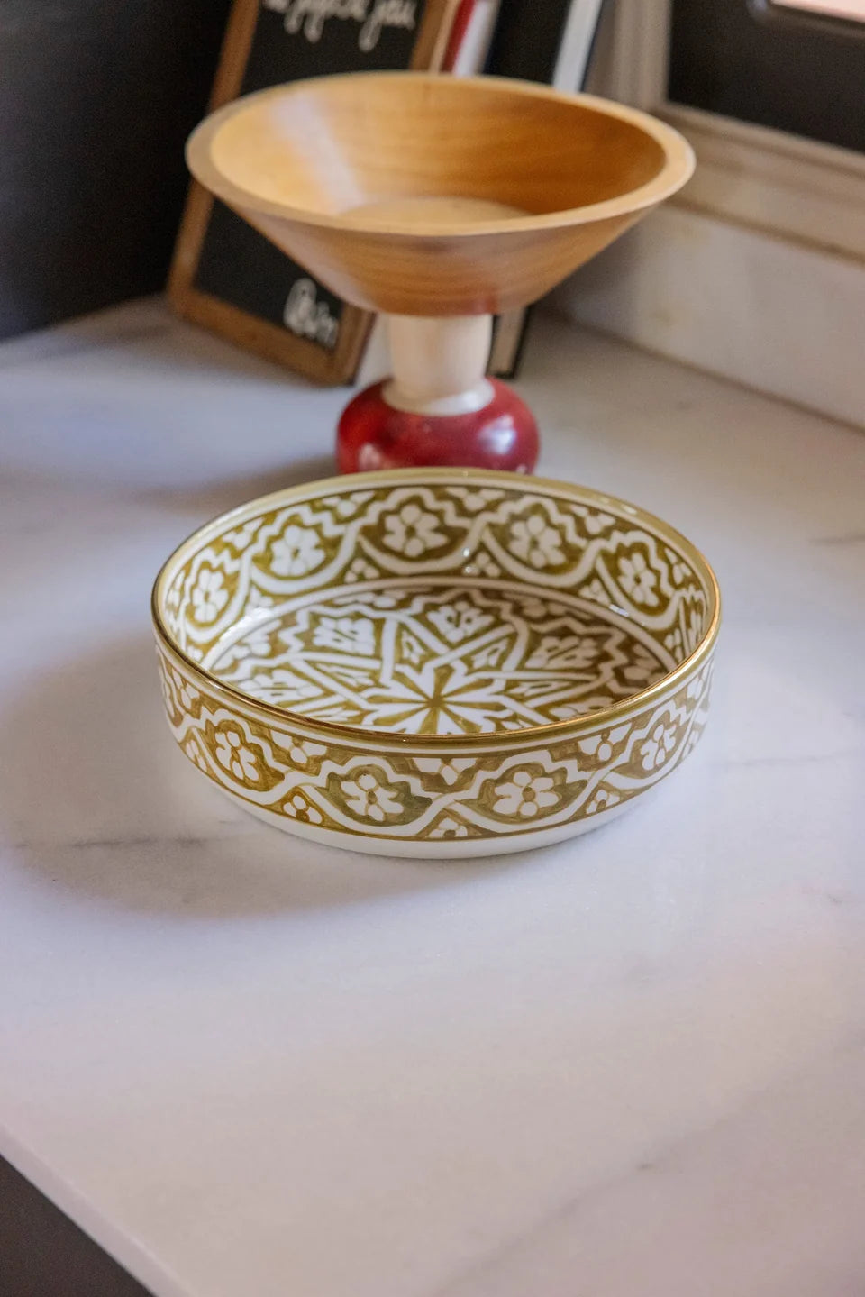 Fassia Khaki Straight Sided Dish