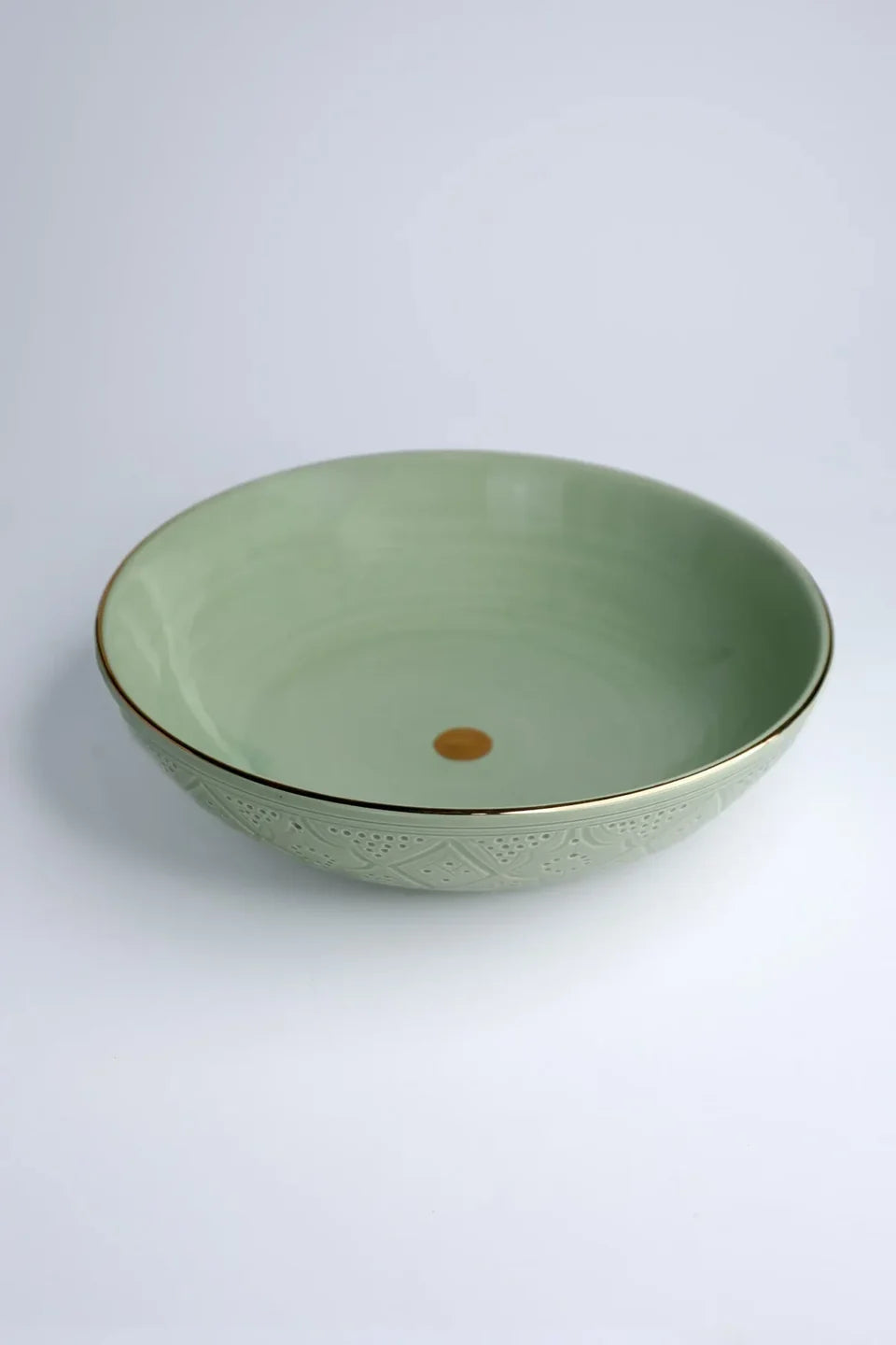 Empreinte Mint Low Salad Bowl - Medium