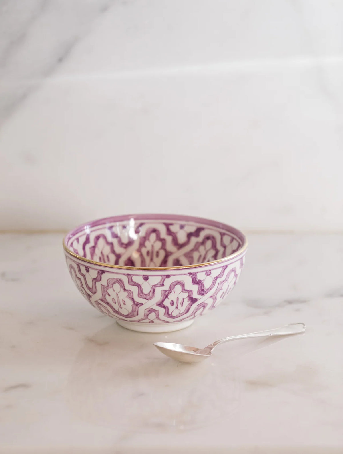 Fassia Violet Round Salad Bowl