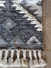 Load image into Gallery viewer, Indian Denim Diamond Rug 150x240cm