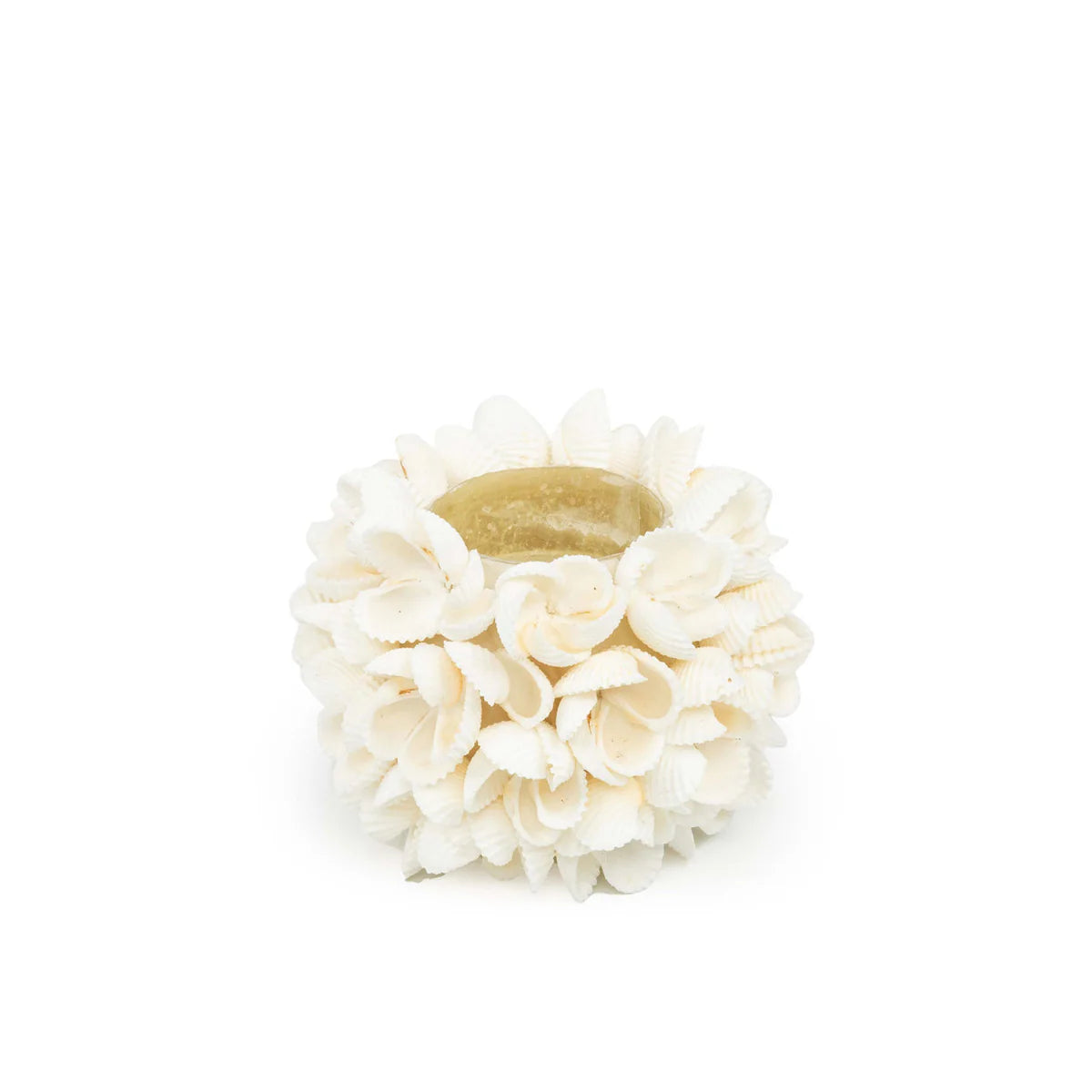 The Floral Shell Candle Holder - Medium
