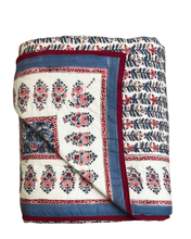 Load image into Gallery viewer, Violet &amp; Fuchsia Petal Meadow Quilt - King
