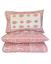 Load image into Gallery viewer, Bloom Blush Floral Quilt - King
