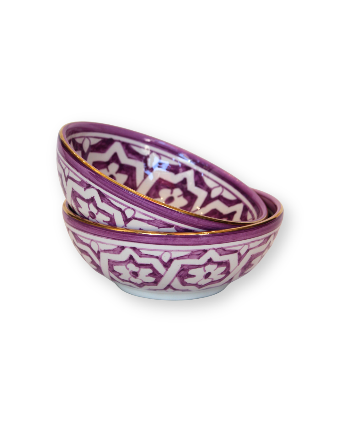 Fassia Violet Low Bowl - Large