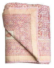 Load image into Gallery viewer, Bloom Blush Floral Quilt - King
