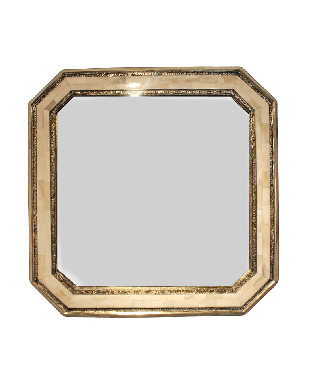 Ilara Bone Mirror - 60x60cm