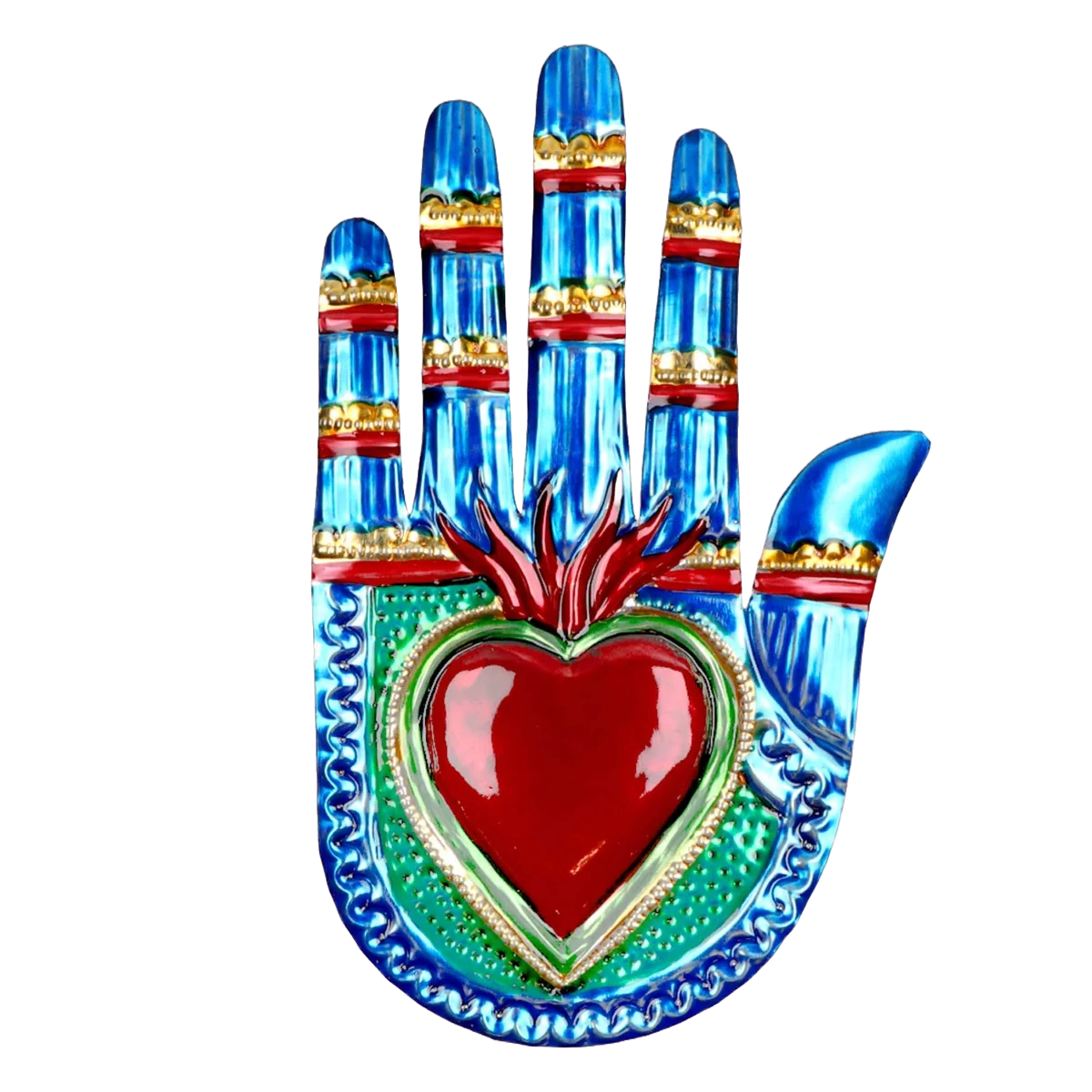 Relief Metal Hand Indigo