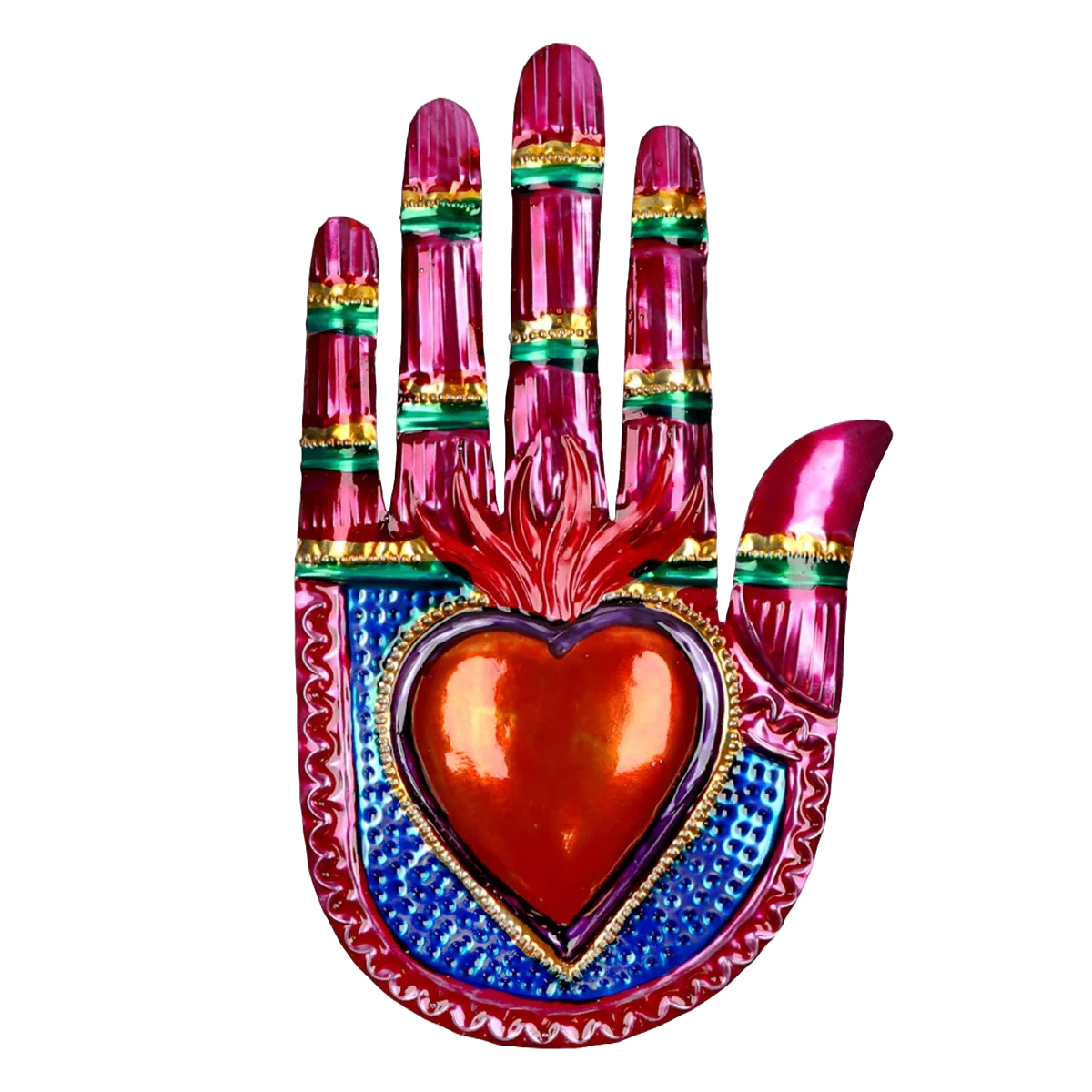 Relief Metal Hand Fuchsia