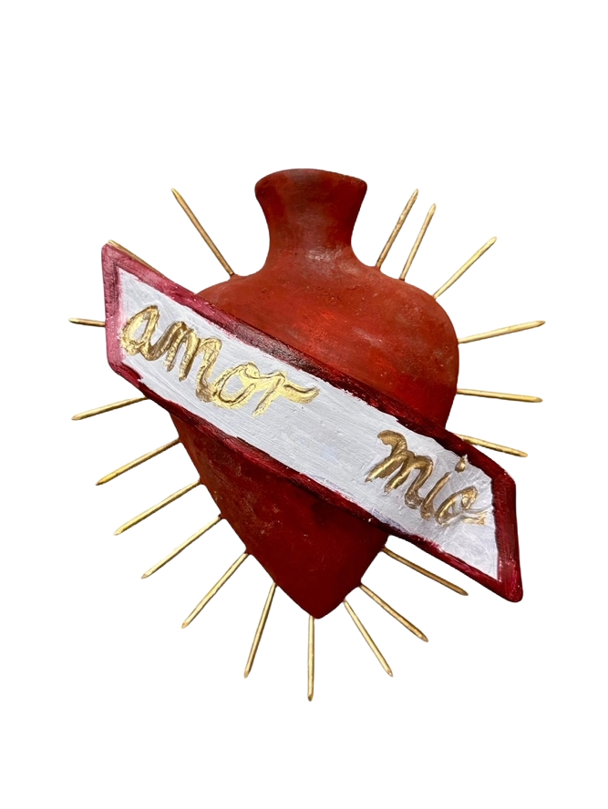 Amor Mio Heart Vase