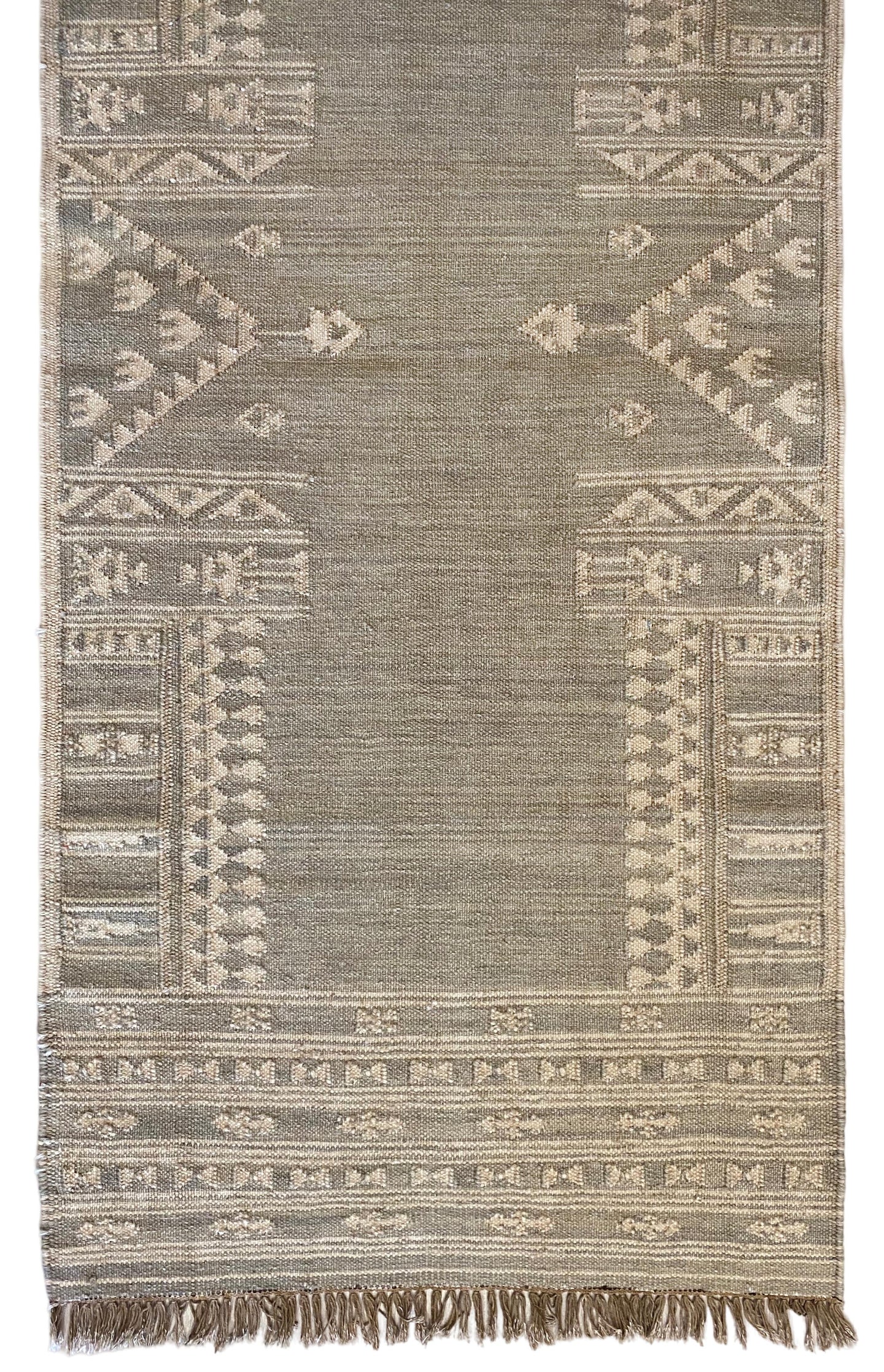 Agra Kilim Runner - Beige 75 x 180cm