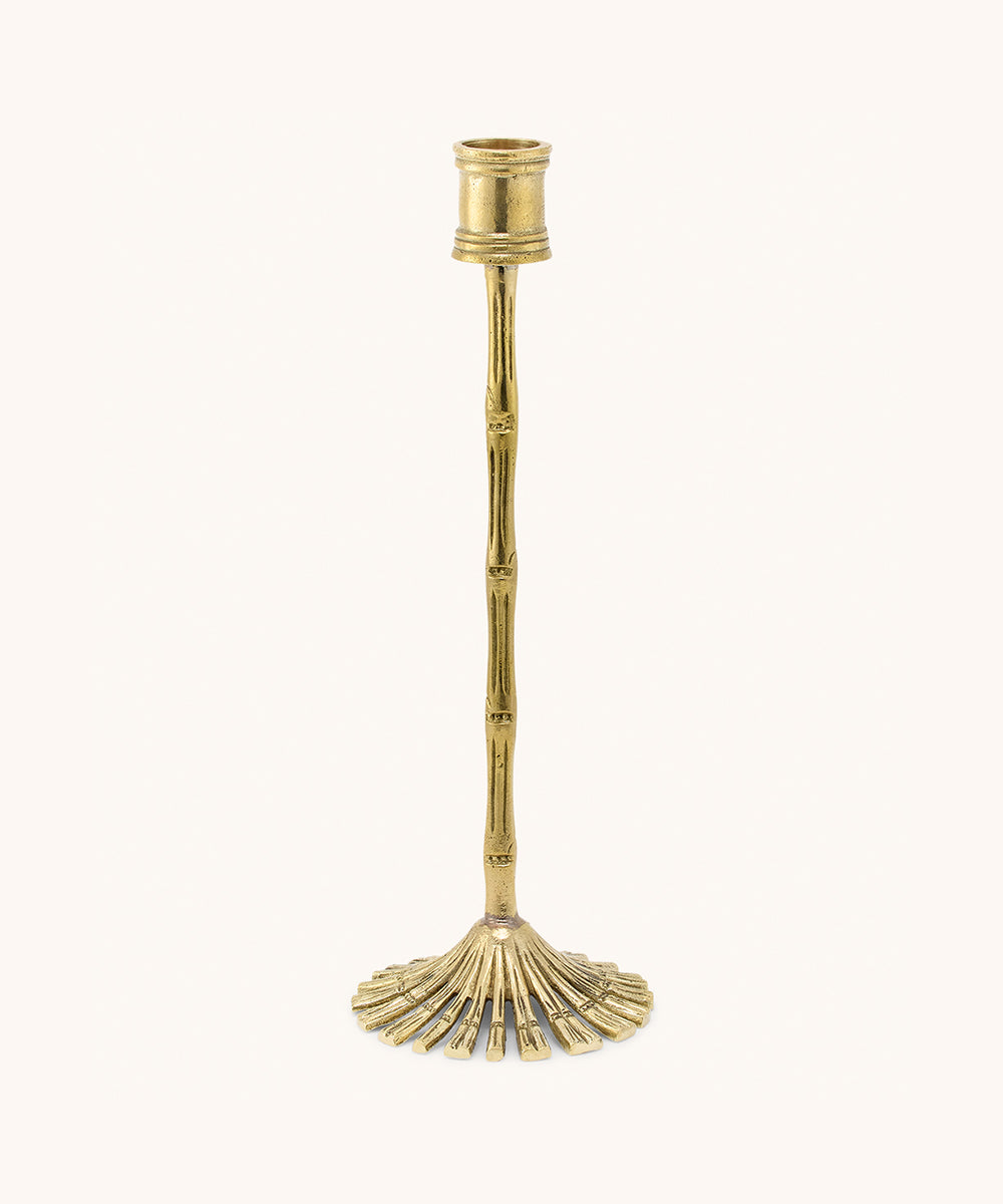 Bani Bamboo Candle Holder