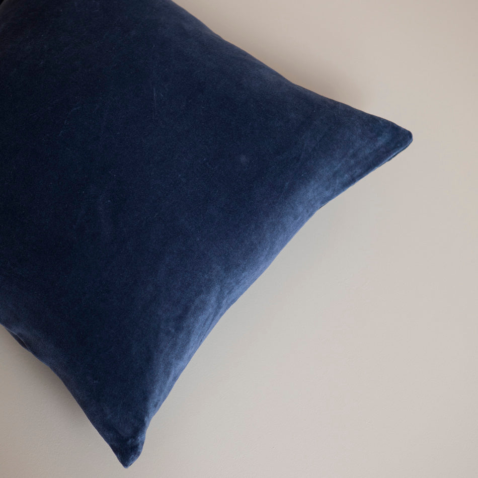 Blue Lagoon Velvet Cushion