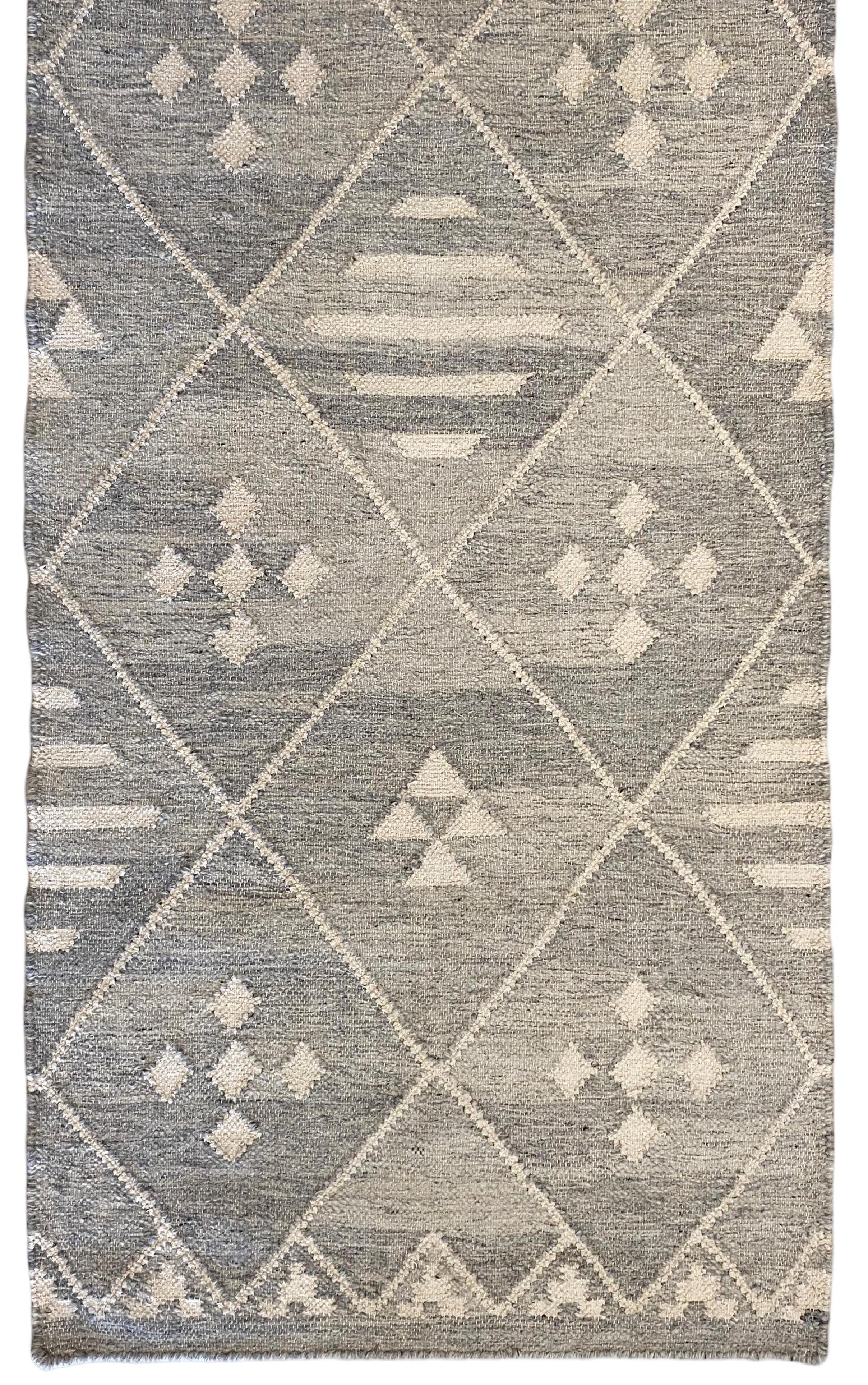 Blue Diamond runner - 80x270cm