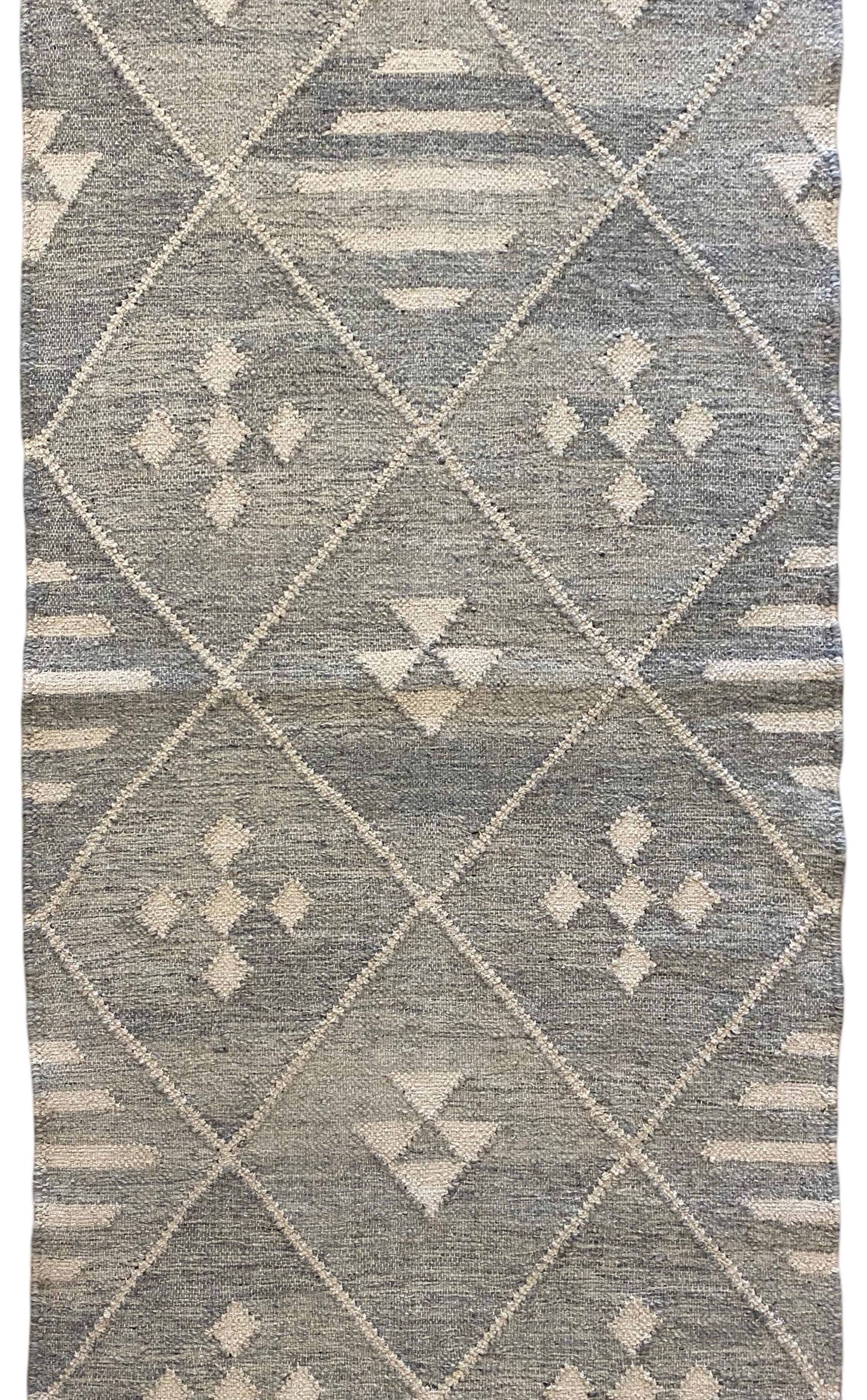 Blue Diamond runner - 80x270cm