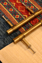 Load image into Gallery viewer, Patinated Brass Handle - Medium
