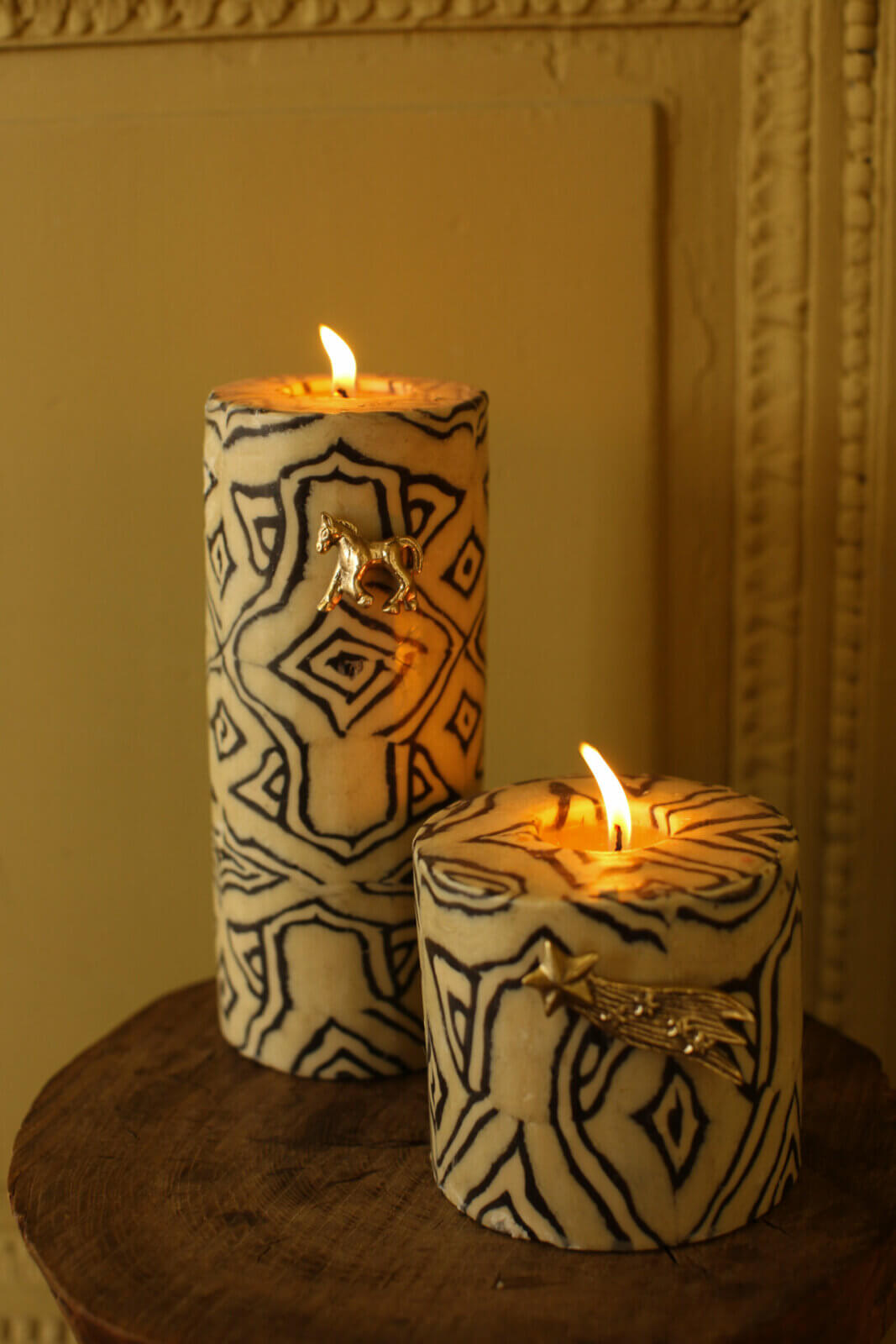 Brass Horse Candle Pin