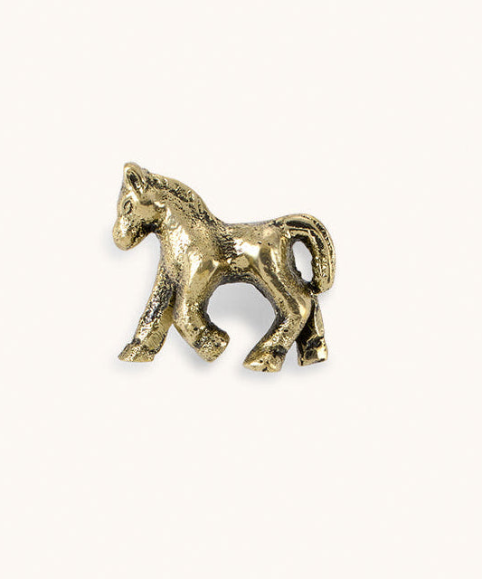 Brass Horse Candle Pin