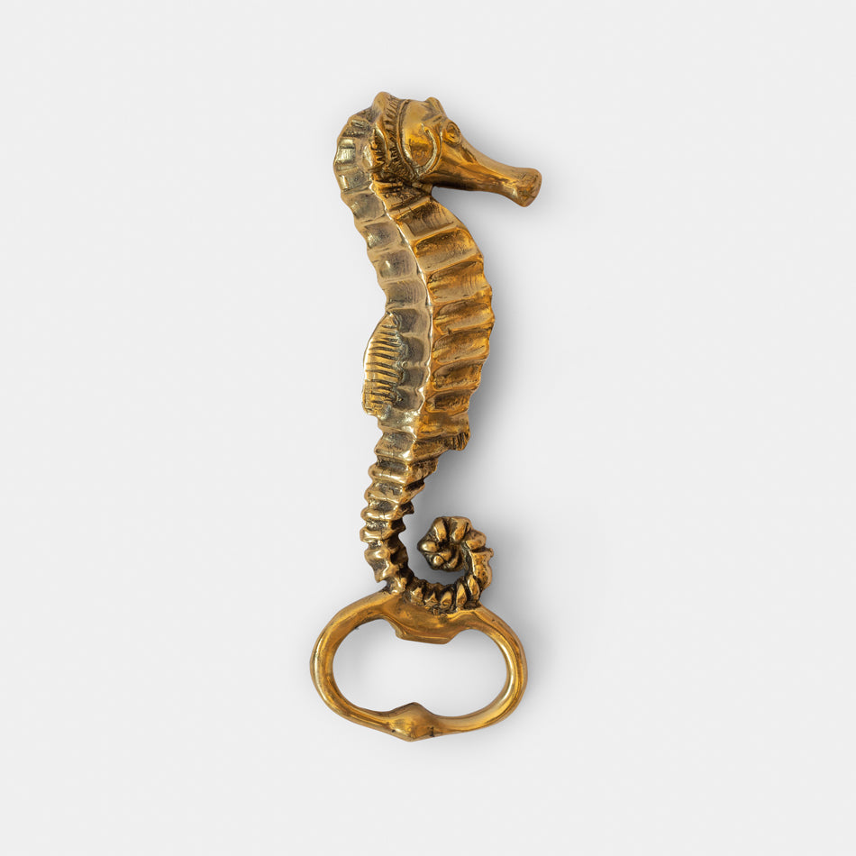 Brass Seahorse Bottle Opener