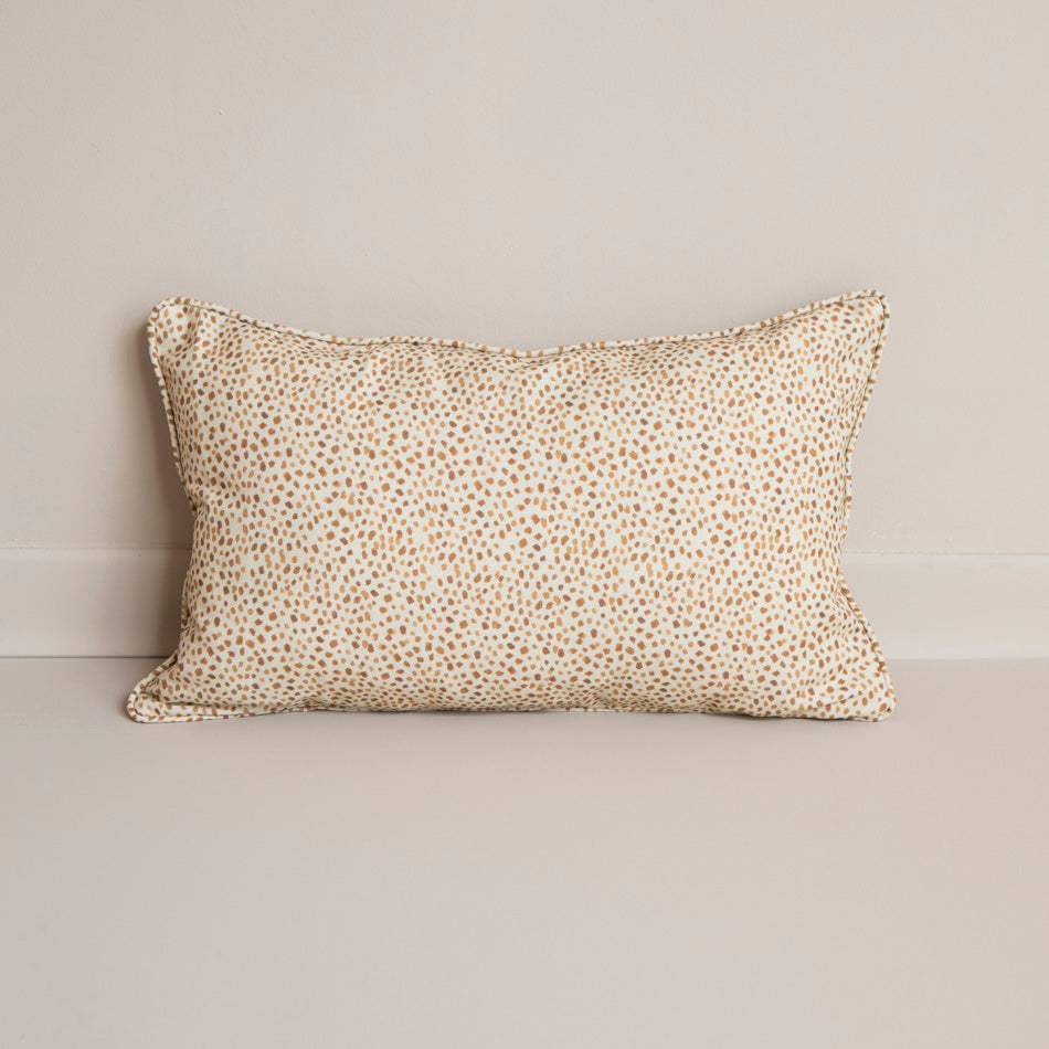 Mustard Polka Cushion