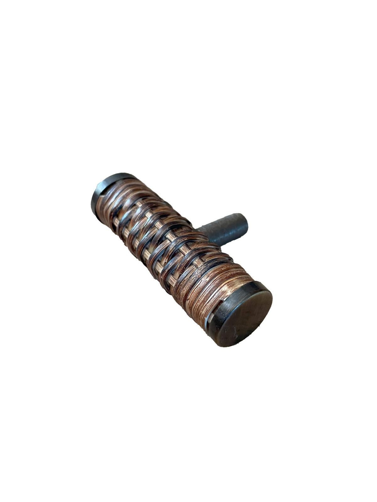 Riley Rattan Brown Handle - Small