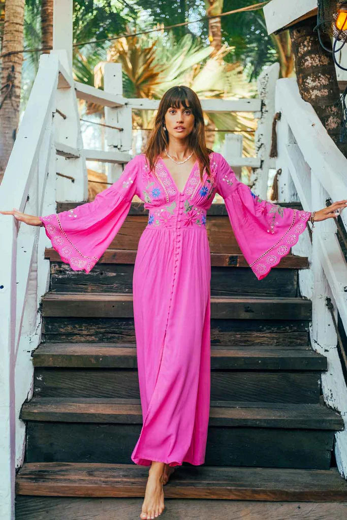 Cartagena Gown - Magenta