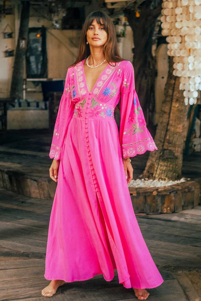 Cartagena Gown - Magenta