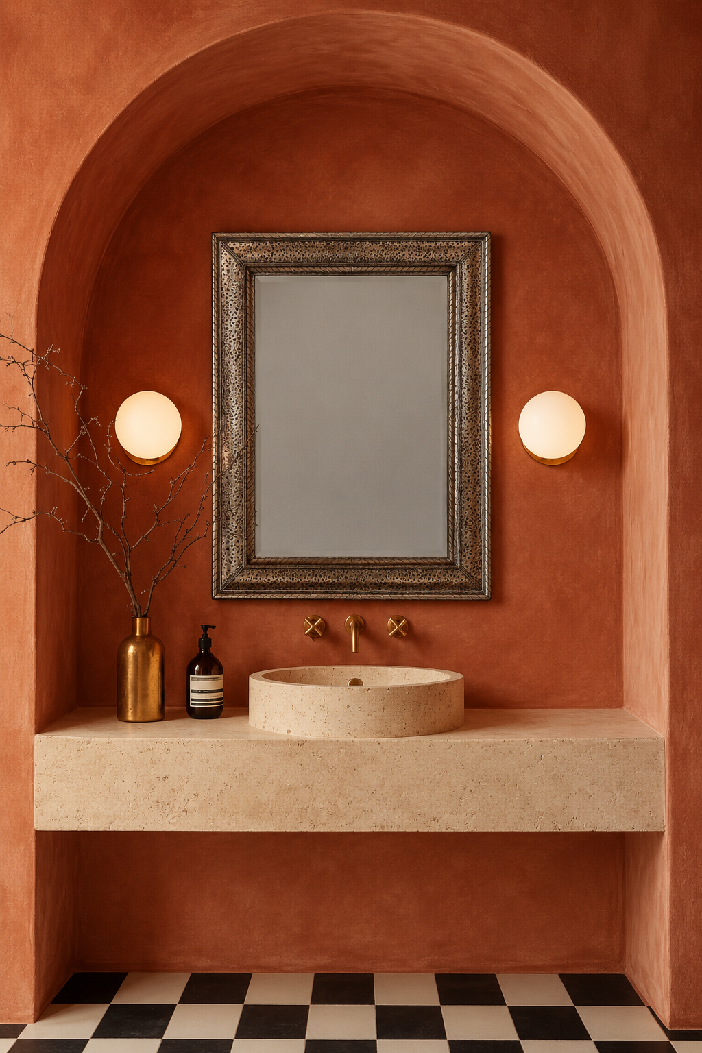 Ezira Etched Mirror - 70x90cm