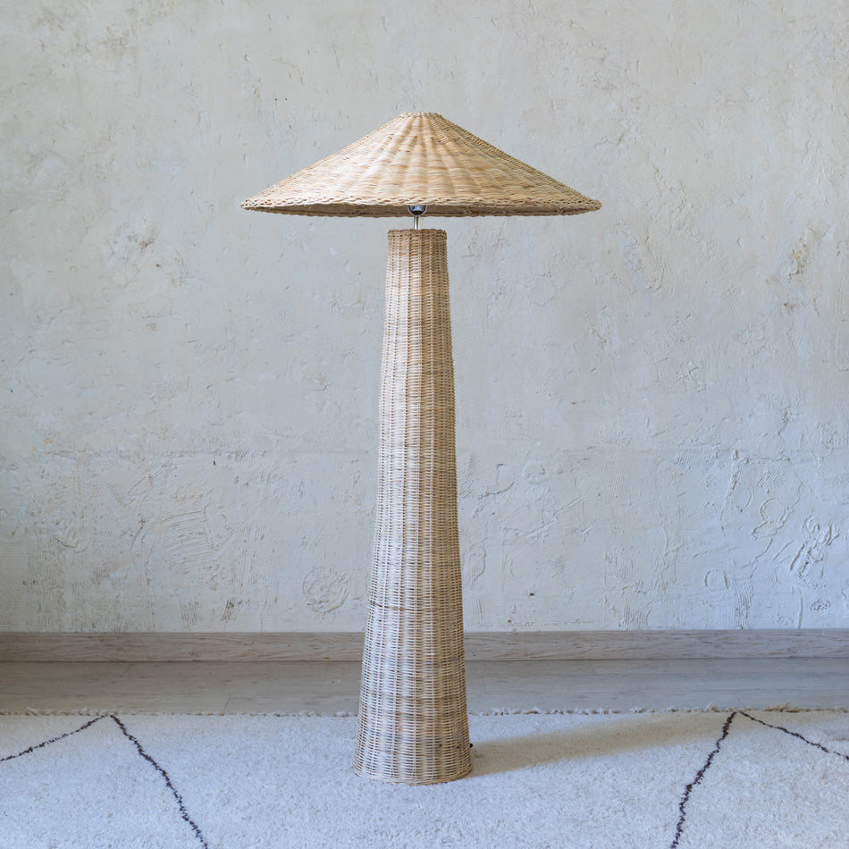 Delilah Rattan Floor Lamp