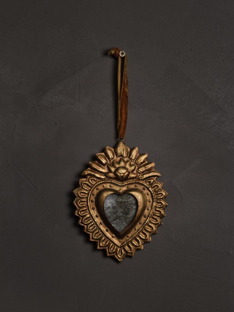 Ex-Voto Corazon Hanging Mirror