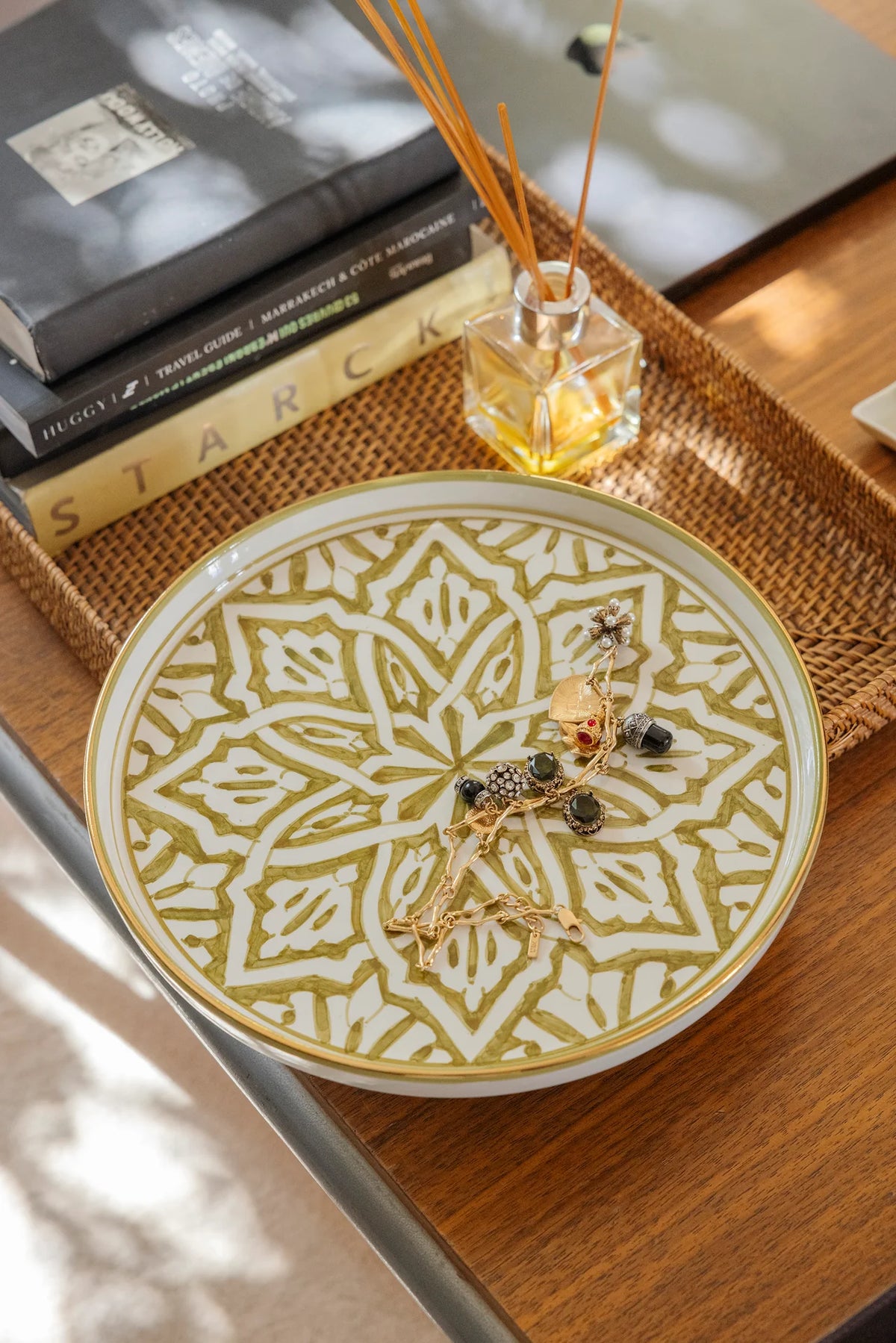 Fassia Khaki Round Dish - Large
