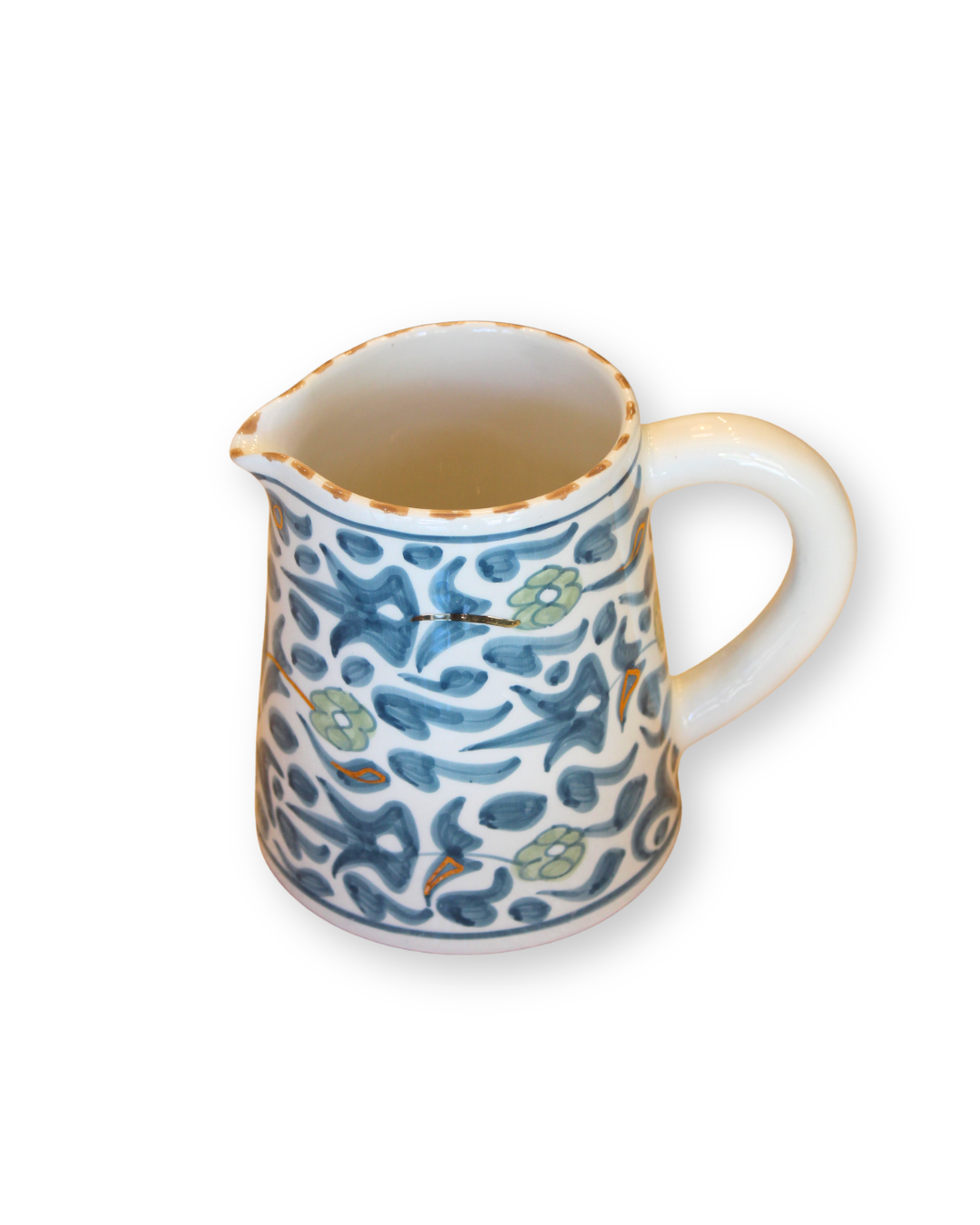 Fleur Stone Blue Pitcher - Small