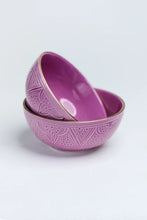 Load image into Gallery viewer, Empreinte Violet Low Bowl - Large

