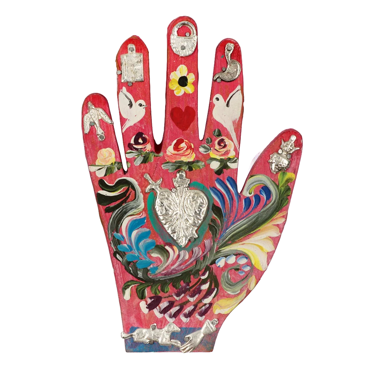 Gilded Folk Hand Fuchsia