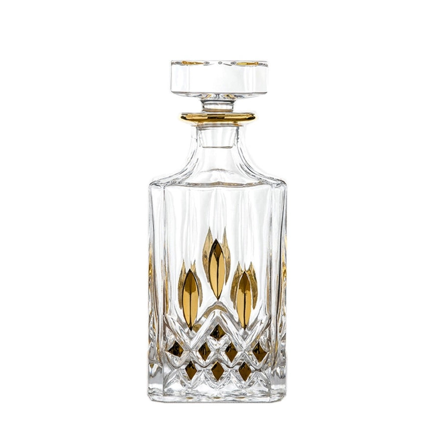 Golden Whiskey Decanter