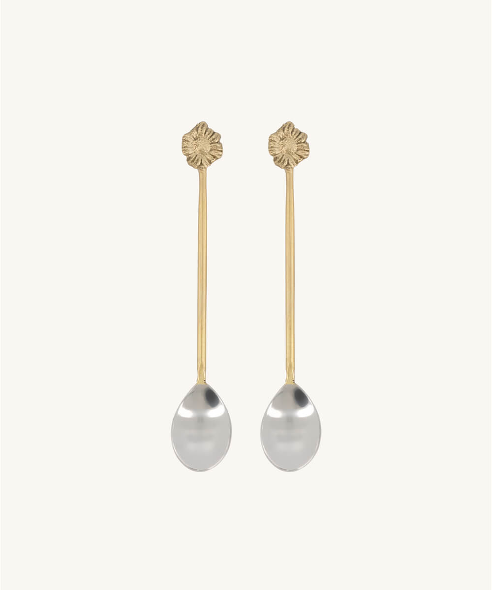 Golden Bloom Teaspoon - Set of 2
