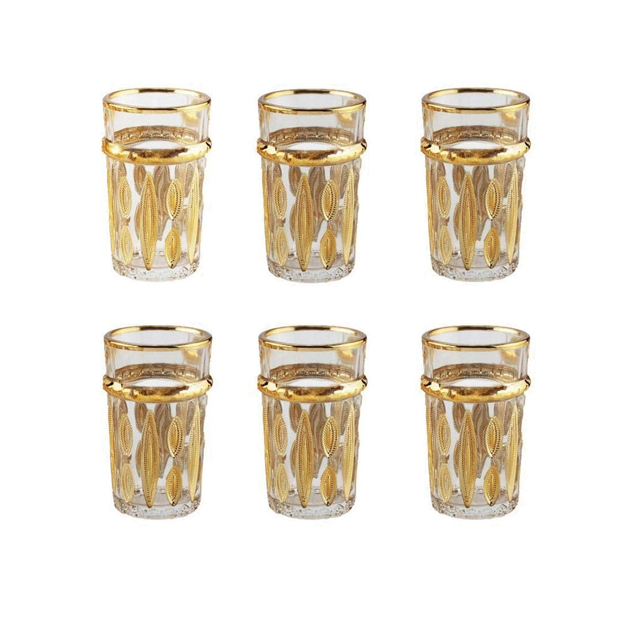 Ourika Gold Glass Cup