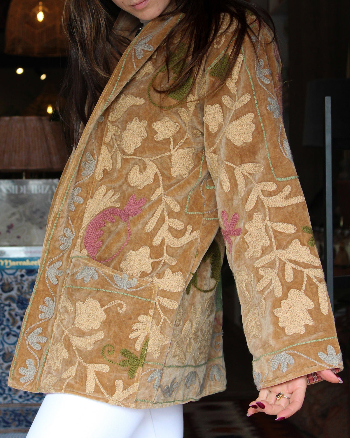 Heritage Velvet Jacket - Mustard