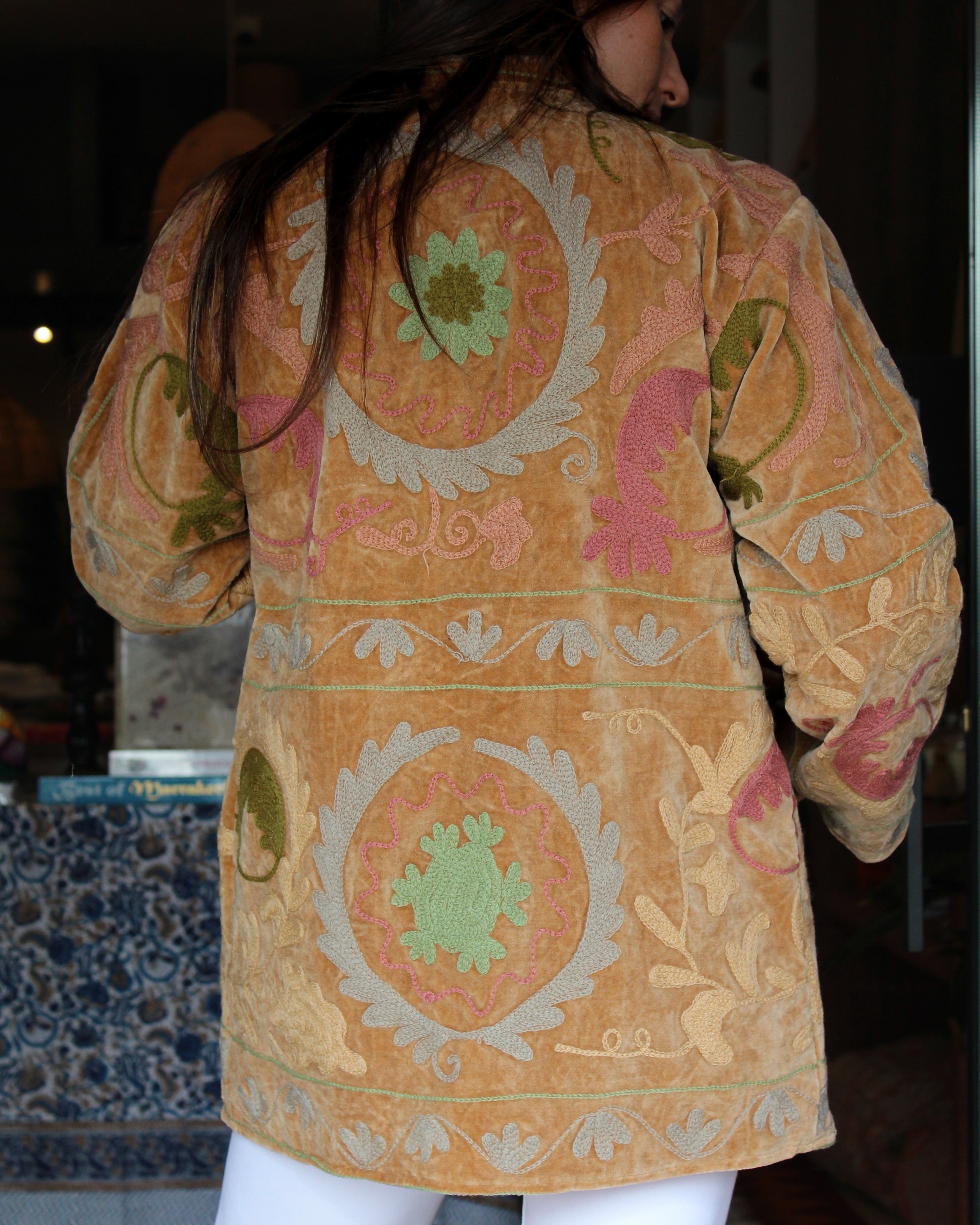 Heritage Velvet Jacket - Mustard