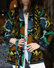 Load image into Gallery viewer, Heritage Velvet Jacket - Onyx Forest
