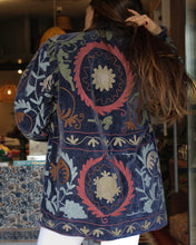 Load image into Gallery viewer, Heritage Velvet Jacket - Denim Blue
