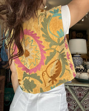 Load image into Gallery viewer, Heritage Velvet Vest - Marigold
