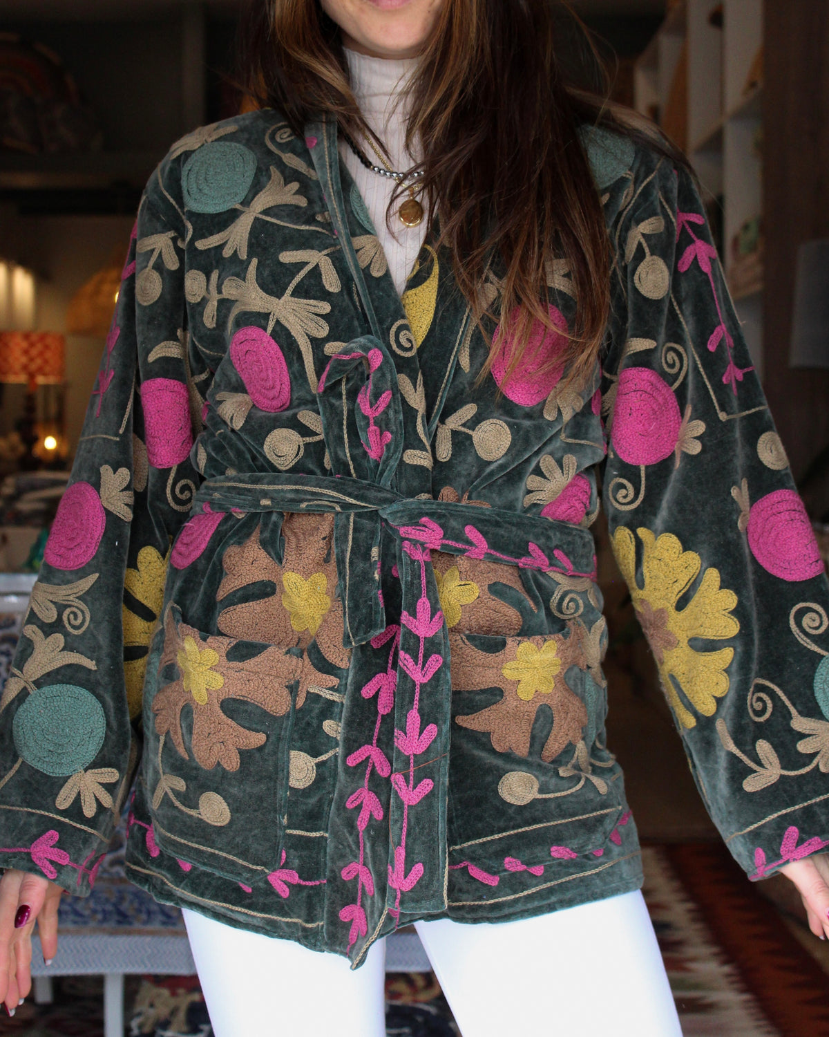 Heritage Velvet Jacket - Slate