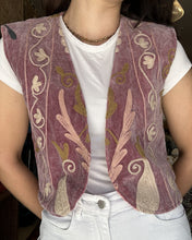 Load image into Gallery viewer, Heritage Velvet Vest - Dusty Pink
