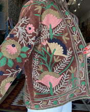 Load image into Gallery viewer, Artisan Velvet Jacket - Cool Chocolate
