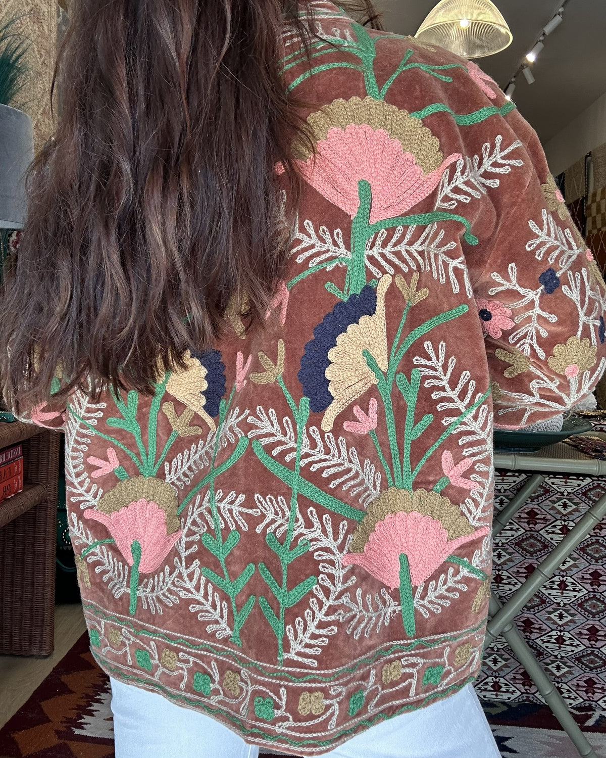 Artisan Velvet Jacket - Cool Chocolate